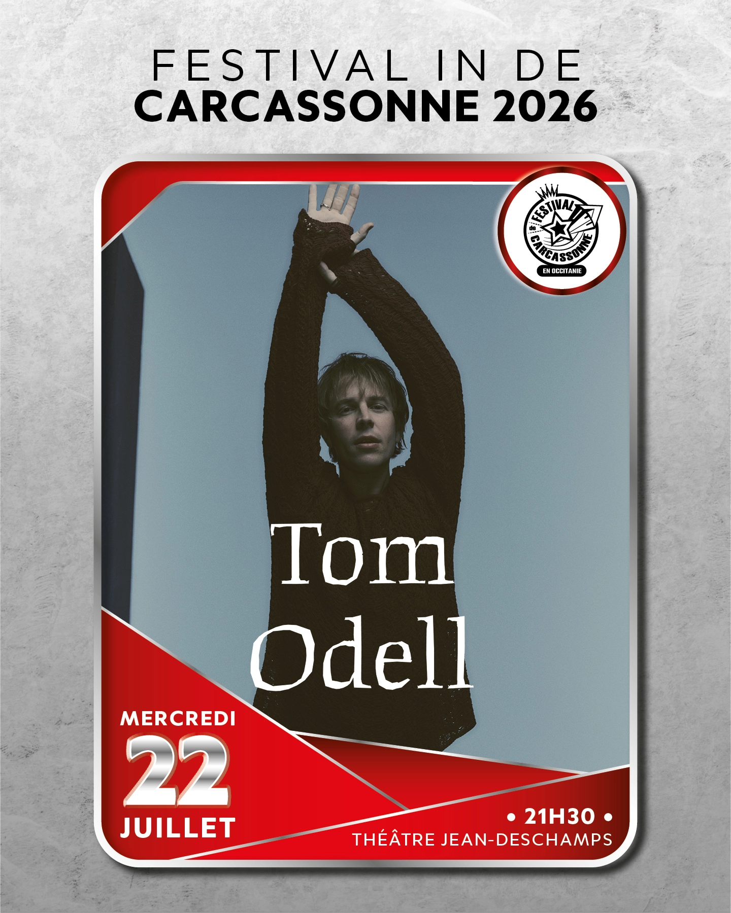 Billets Tom Odell (Theatre Jean Deschamps - Carcassonne)
