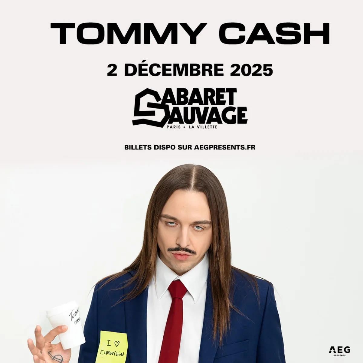 Billets Tommy Cash (Cabaret Sauvage - Paris)