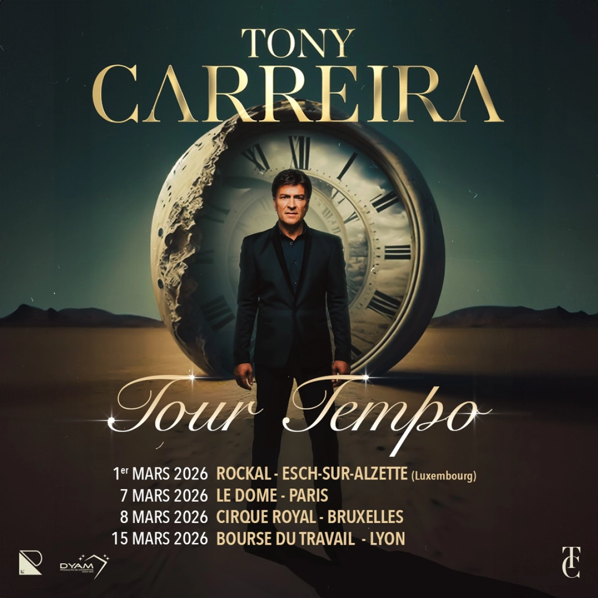 Billets Tony Carreira (Cirque Royal Bruxelles - Bruxelles)