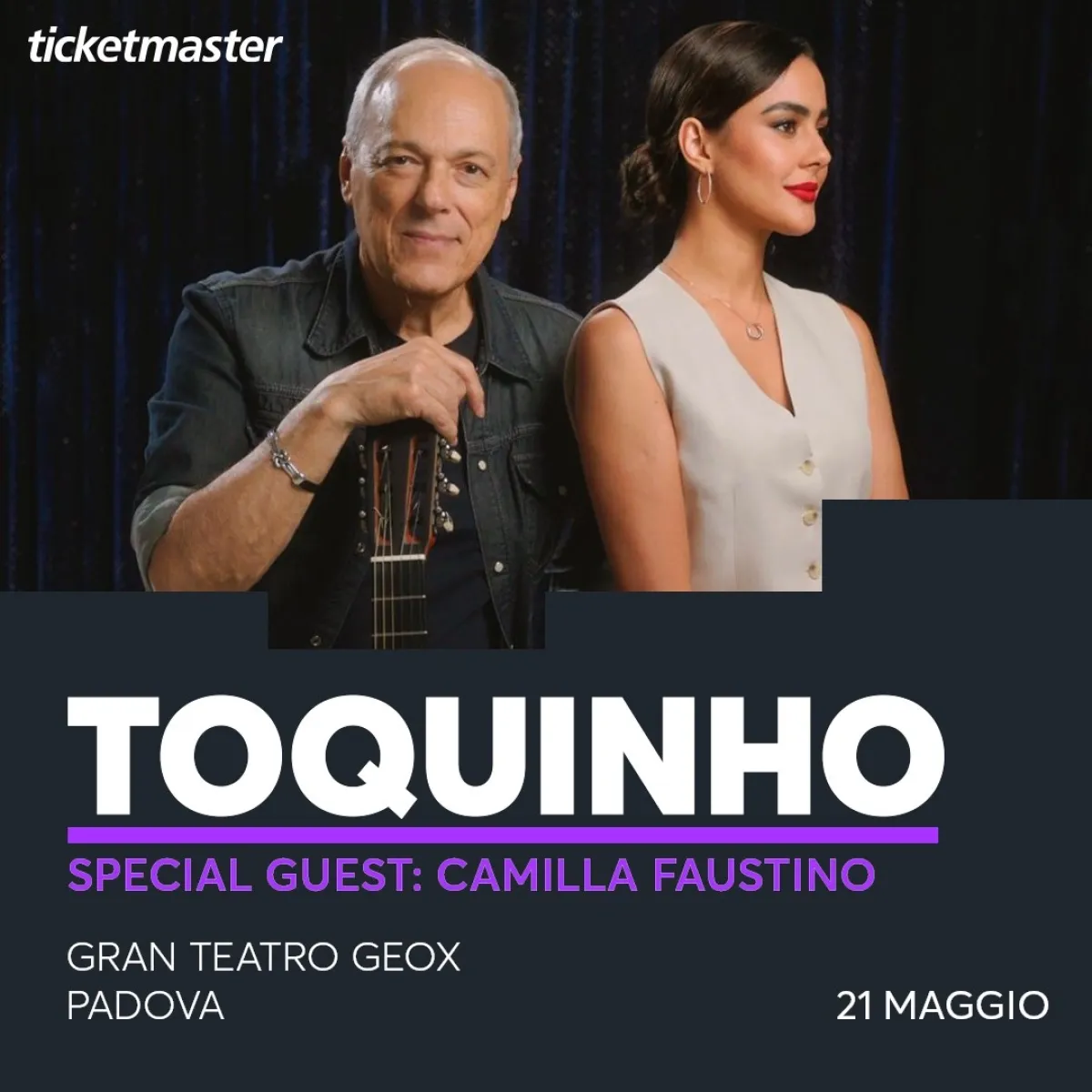 Billets Toquinho (Gran Teatro Geox - Padoue)