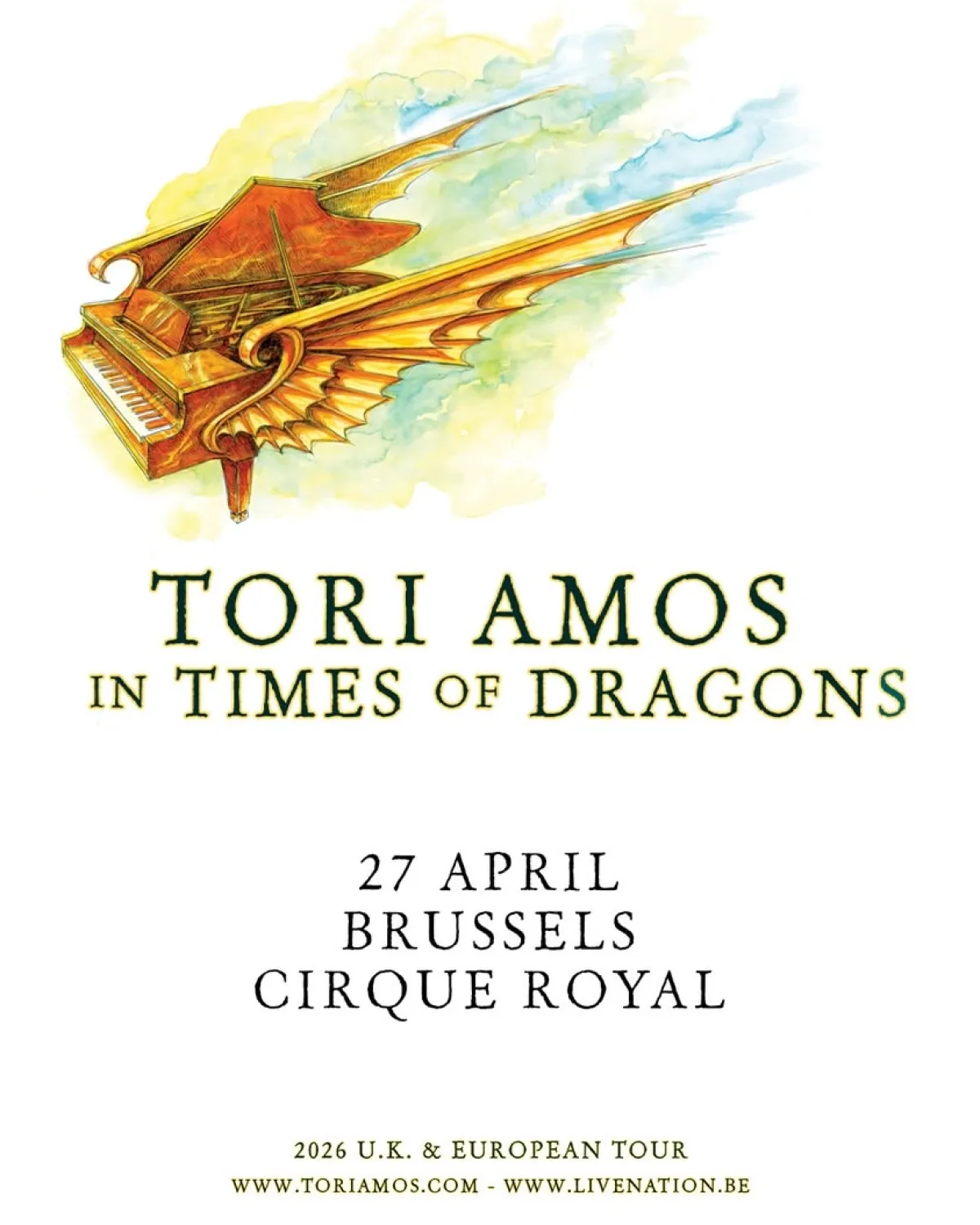Billets Tori Amos (Cirque Royal Bruxelles - Bruxelles)
