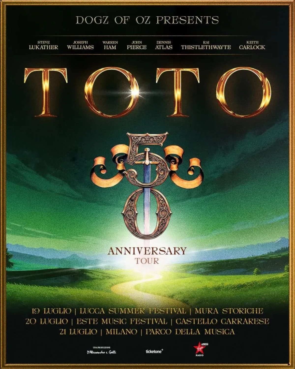 Toto at Mura di Lucca Tickets