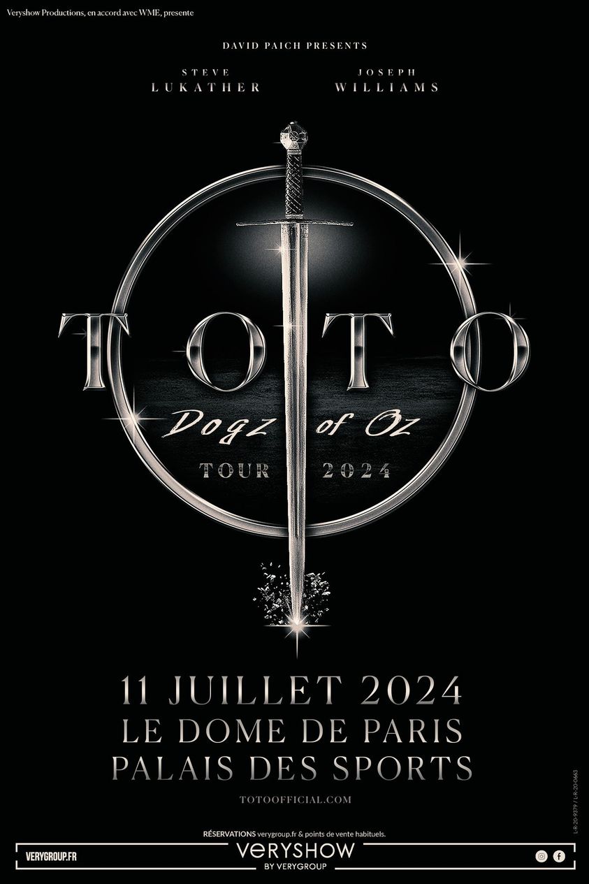 Billets Toto (Palais des Sports - Dome de Paris - Paris)