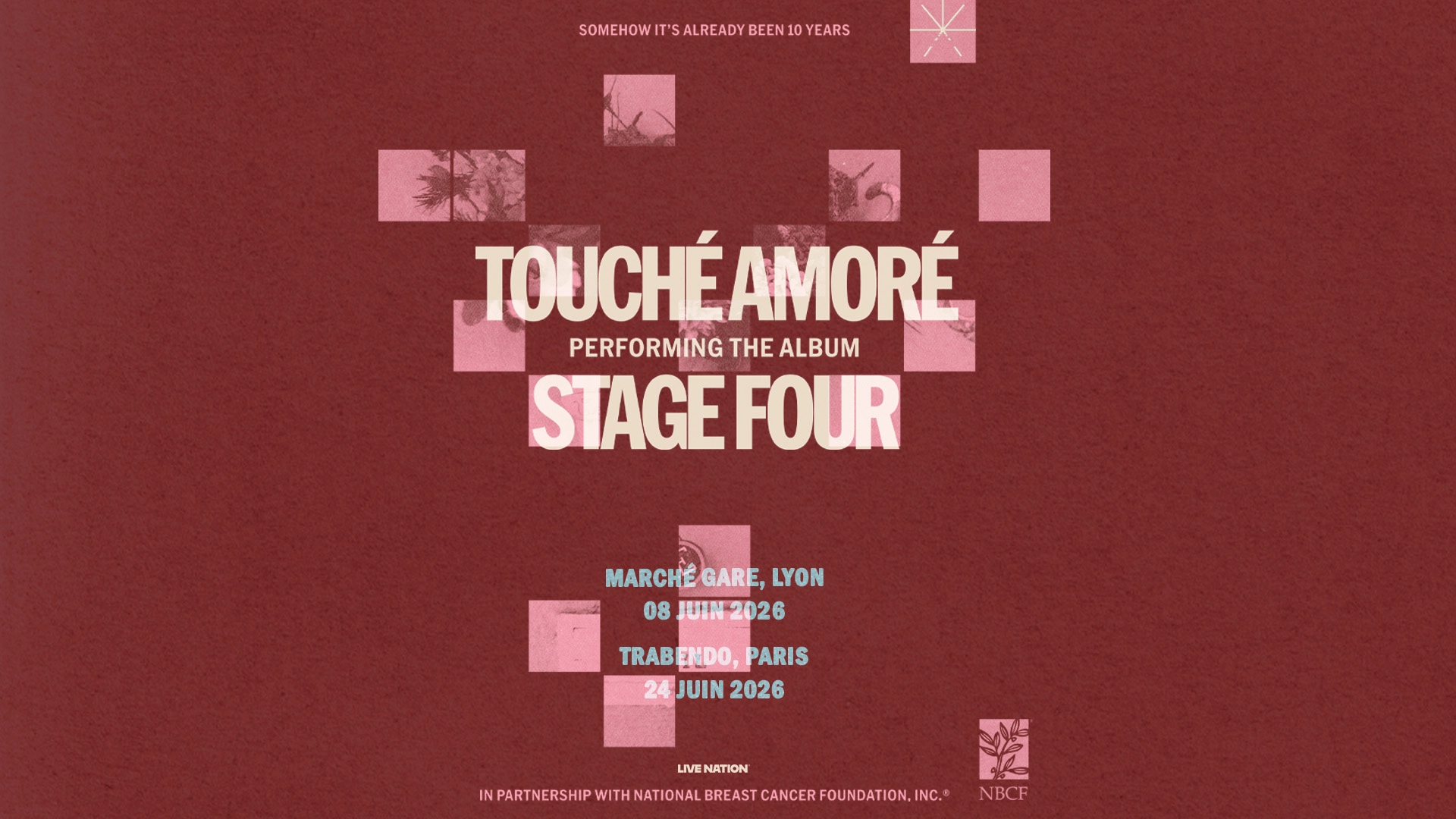 Billets Touché Amoré (Le Marché Gare - Lyon)