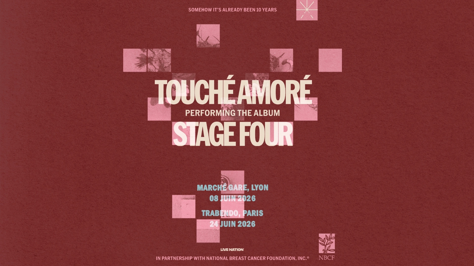 Billets Touché Amoré (Le Trabendo - Paris)
