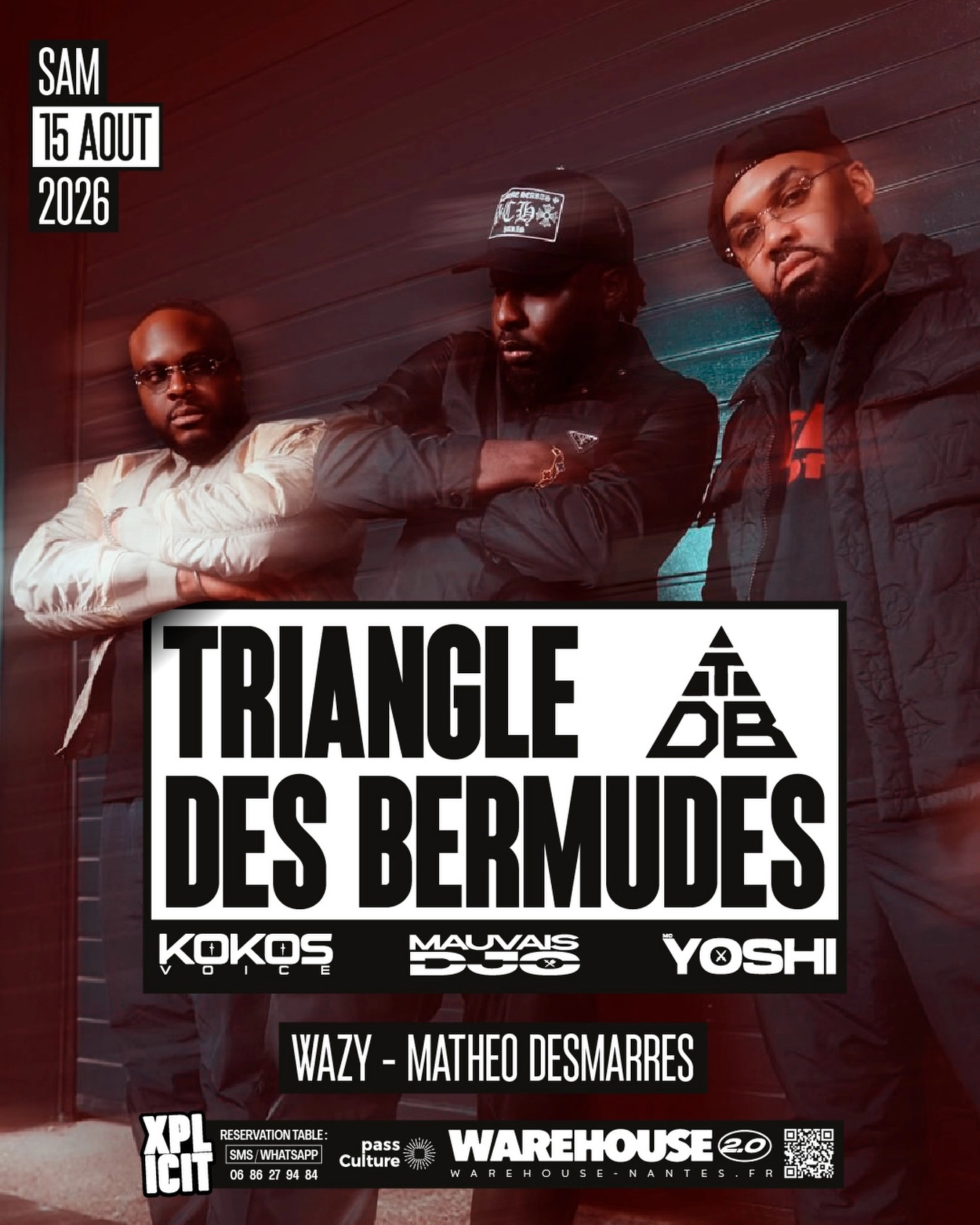 Billets Triangle des Bermudes (Warehouse Nantes - Nantes)