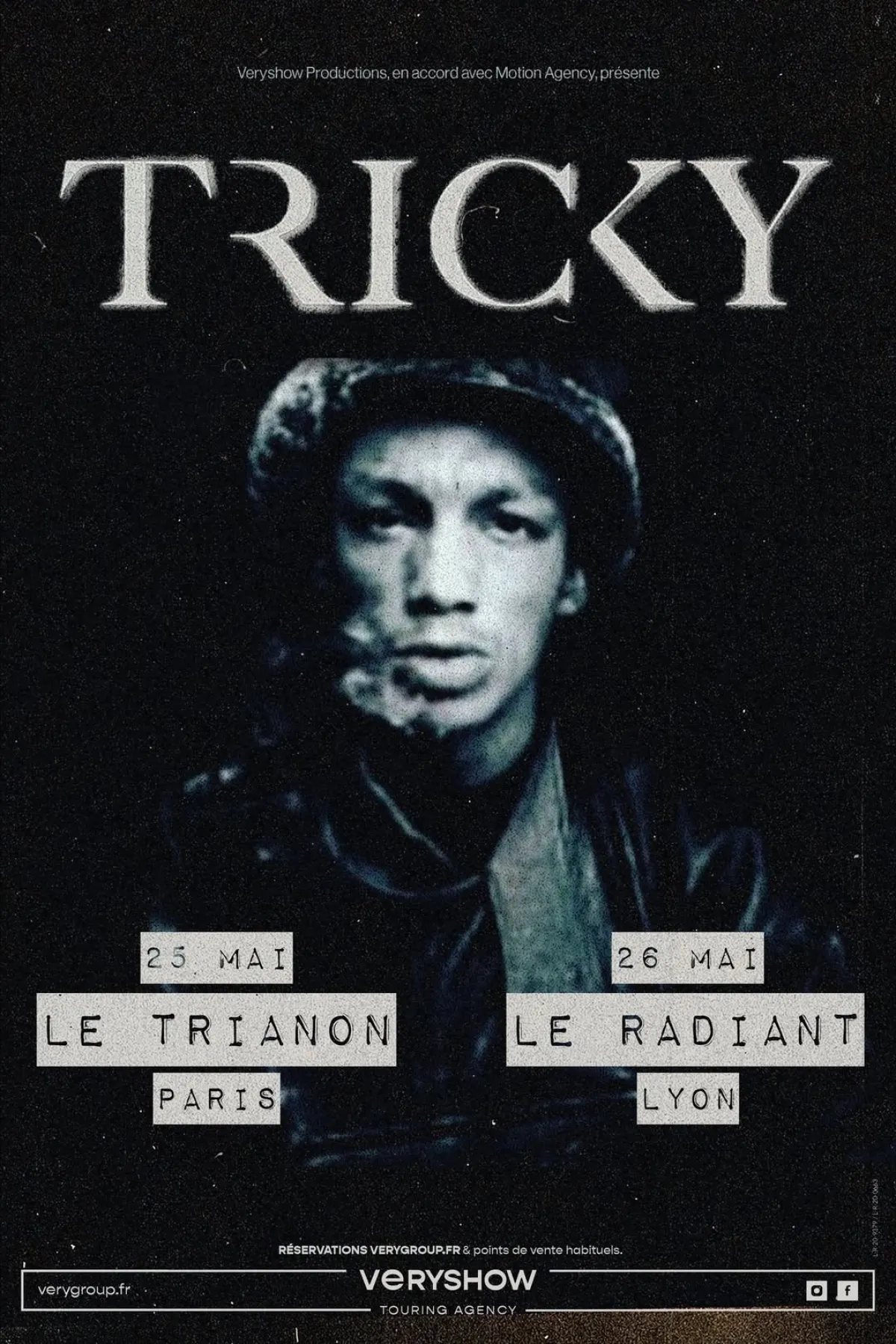 Billets Tricky (Le Trianon - Paris)
