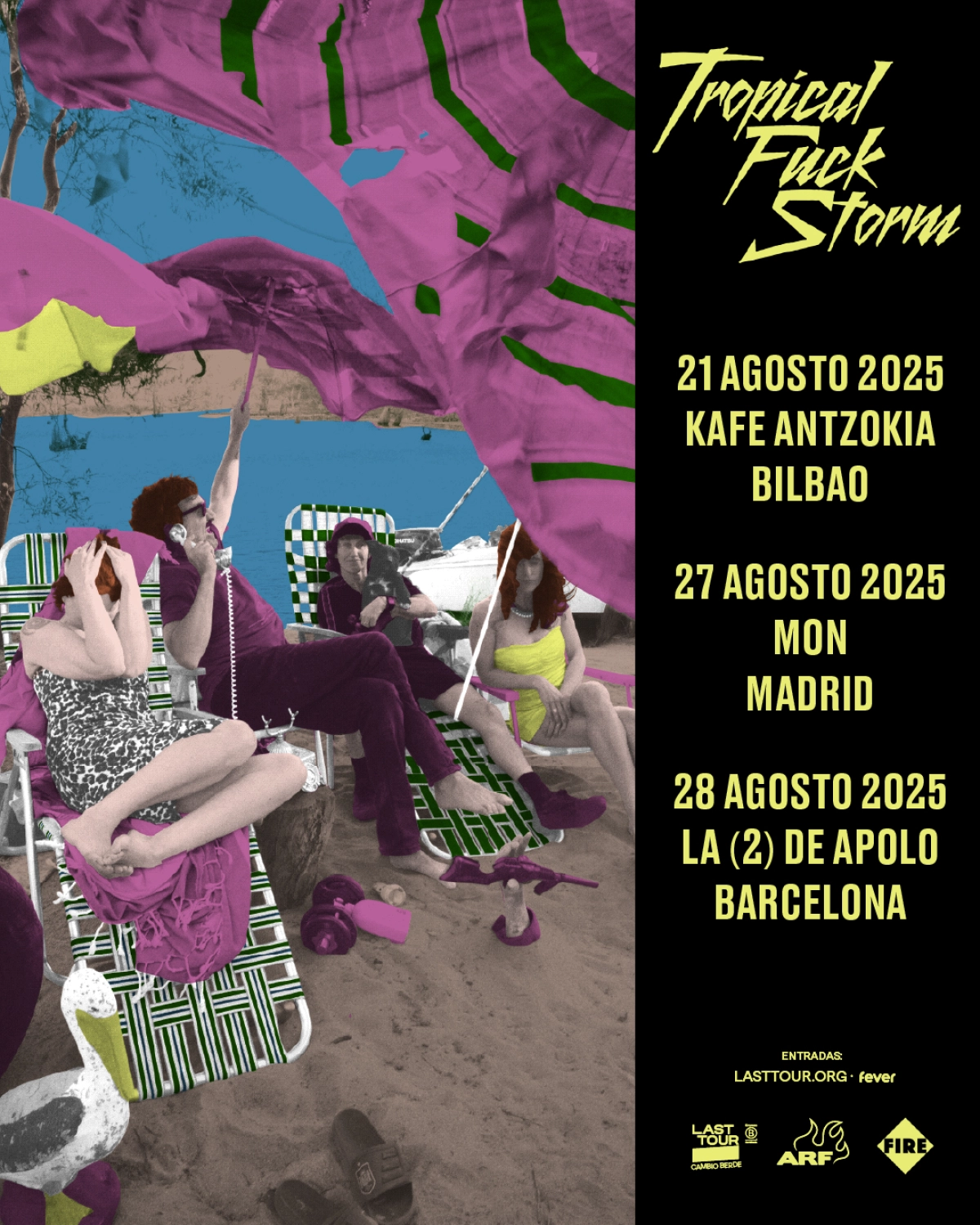 Billets Tropical Fuck Storm (Sala Apolo - Barcelone)