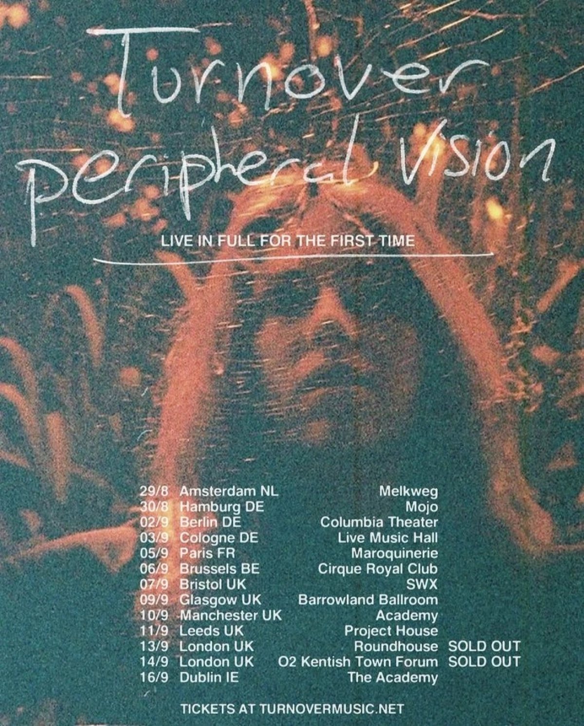 Billets Turnover (Roundhouse - Londres)