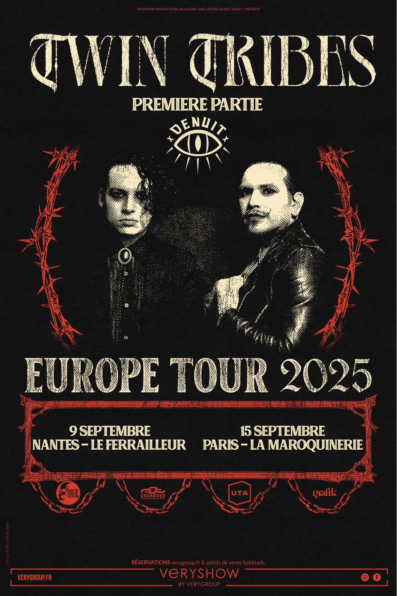 Billets Twin Tribes (La Maroquinerie - Paris)