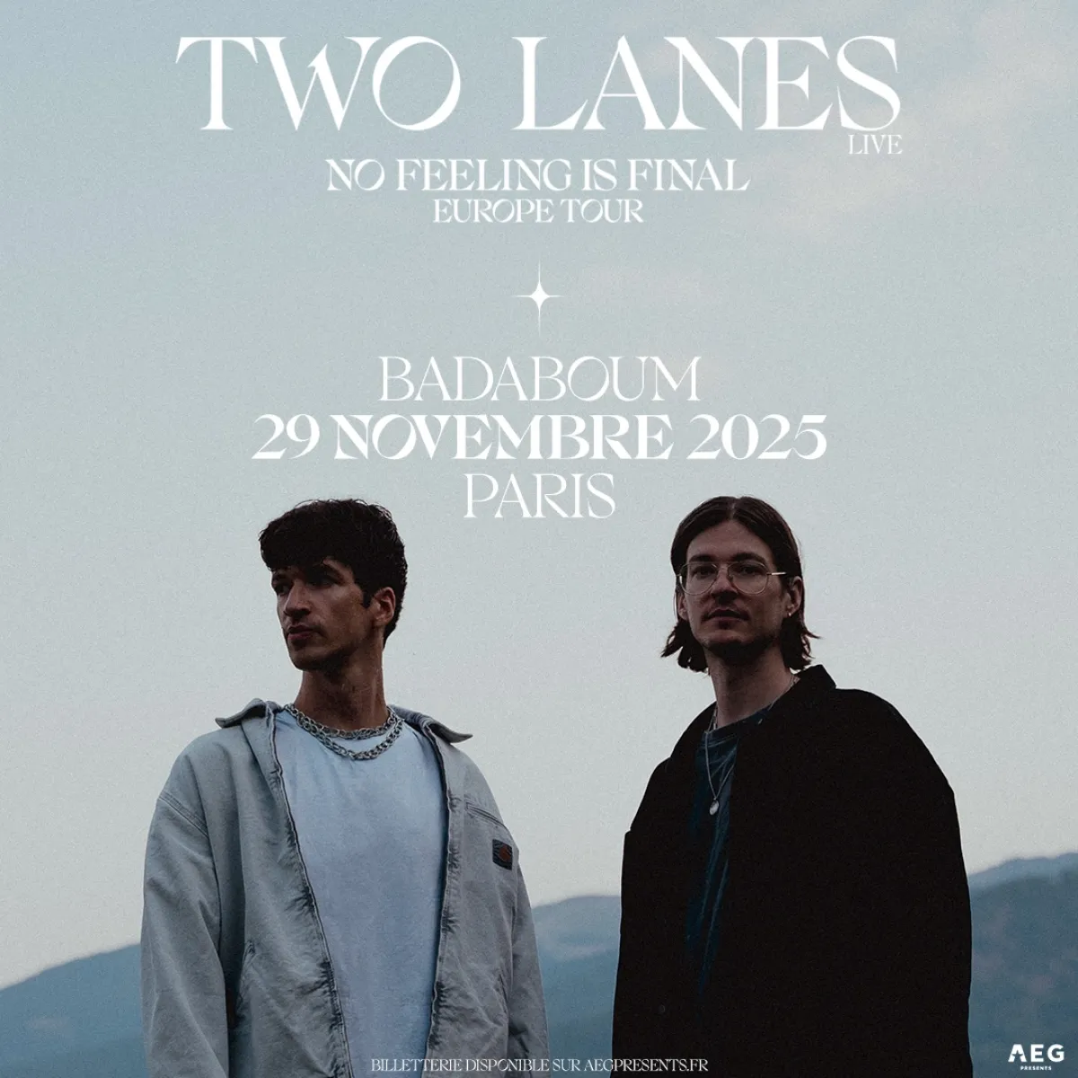 Billets Two Lanes (Badaboum - Paris)