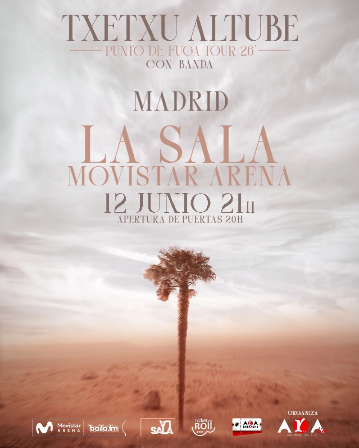 Txetxu Altube en Movistar Arena Madrid Tickets