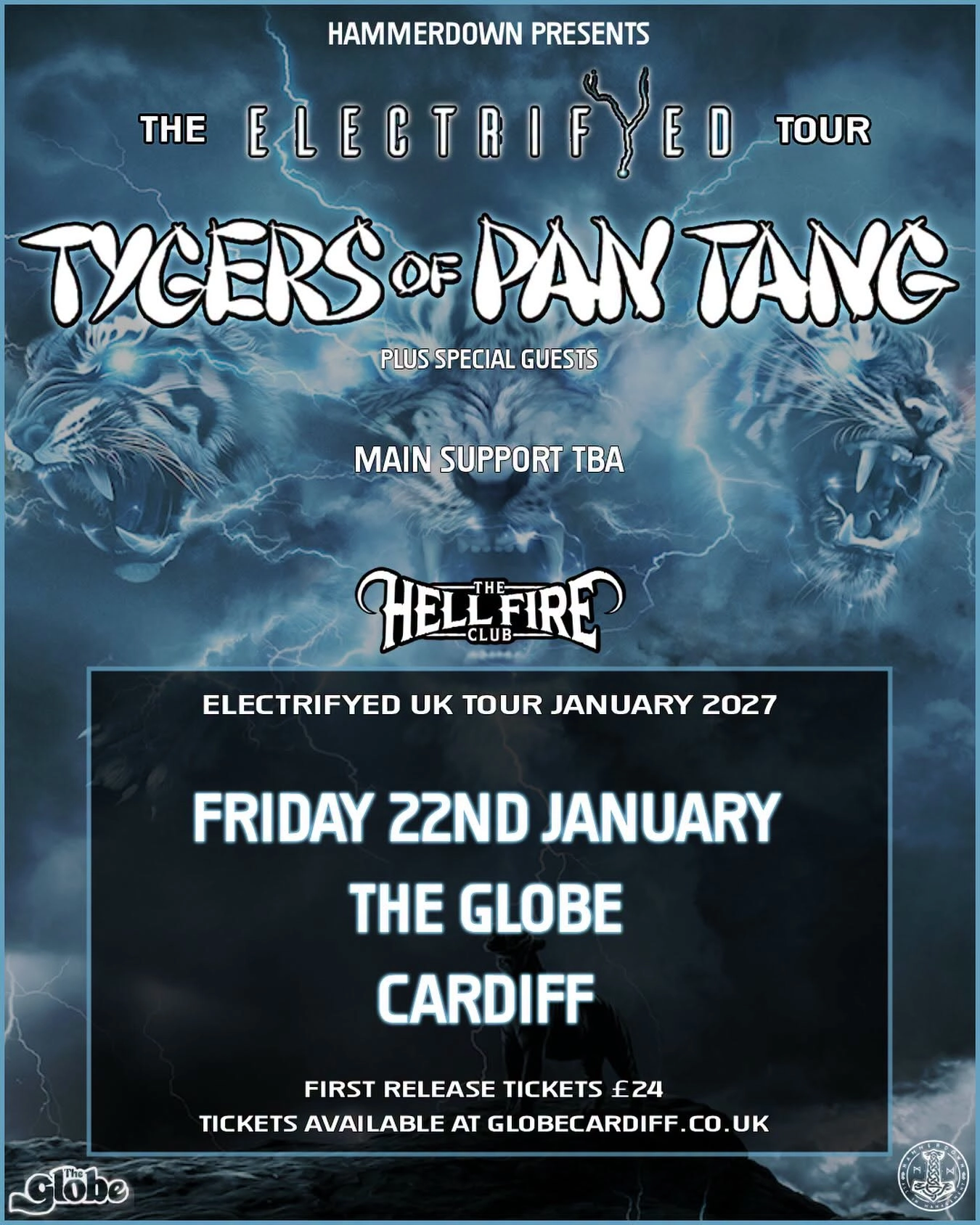 Tygers of Pan Tang at The Globe Cardiff Tickets