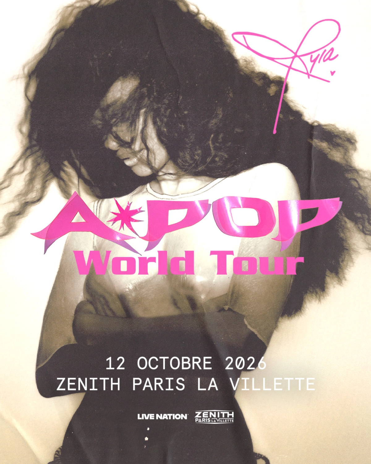 Tyla at Zenith Paris Tickets