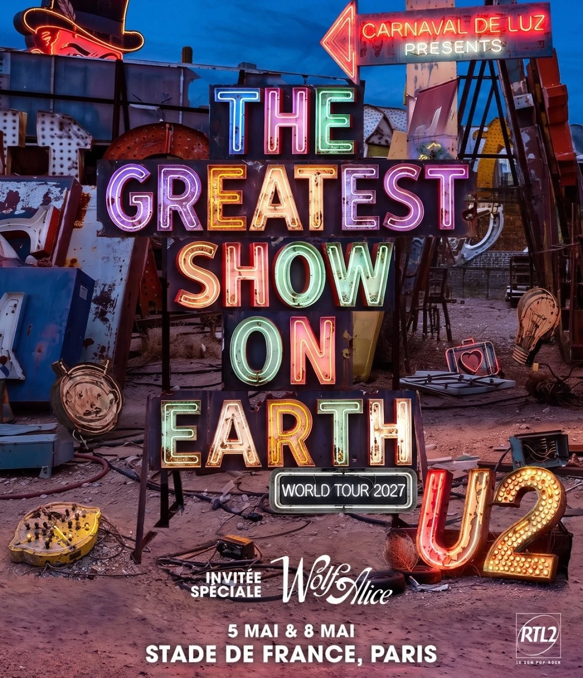 Billets U2 (Stade de France - Paris)