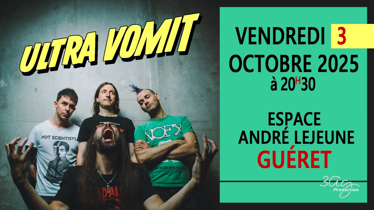 Ultra Vomit at Espace Andre Lejeune Tickets