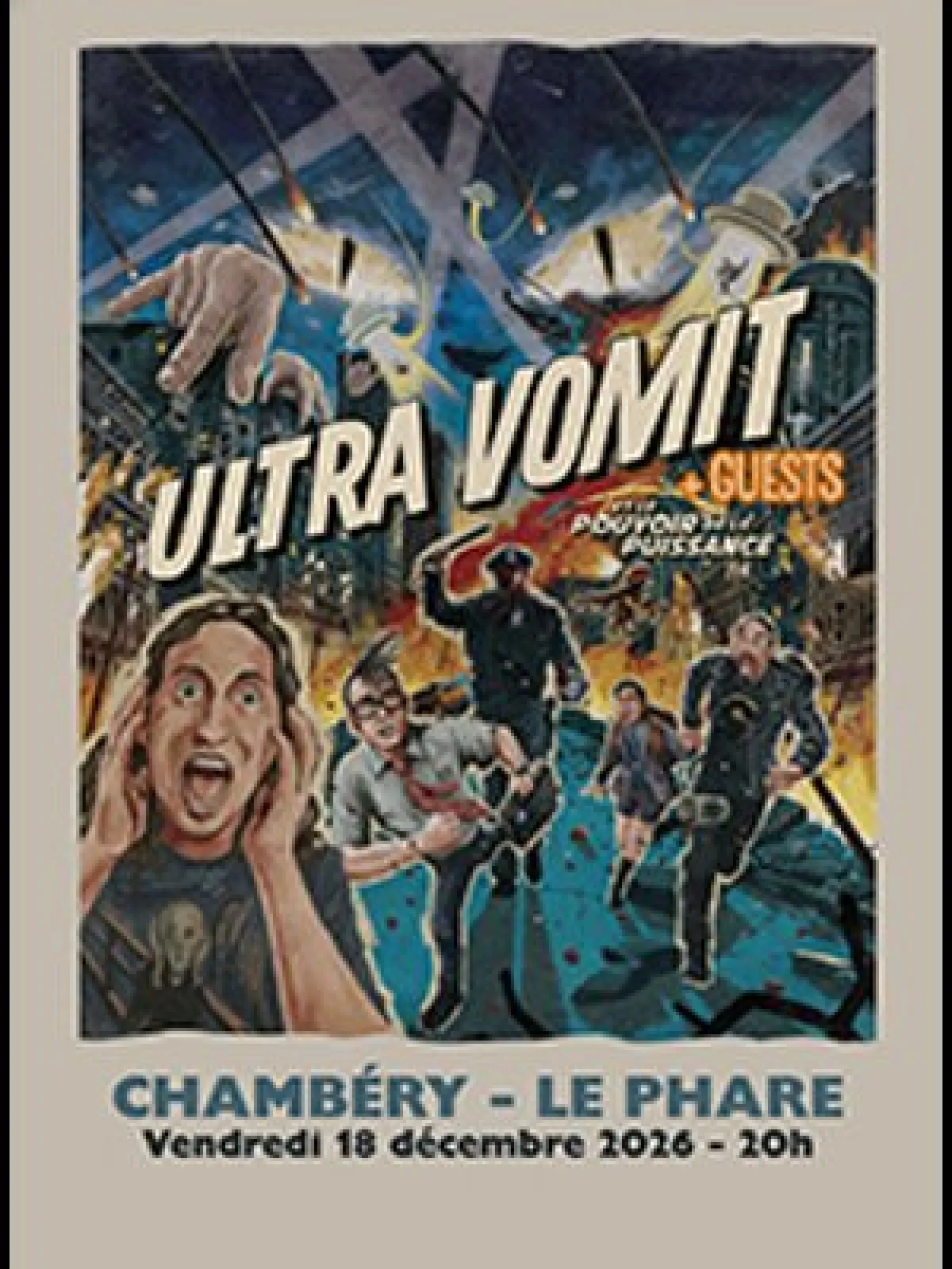 Billets Ultra Vomit (Le Phare Chambery - Chambery)