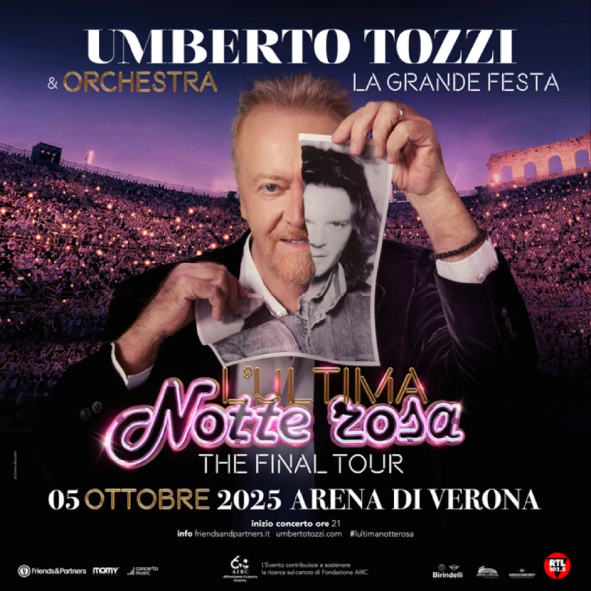Billets Umberto Tozzi (Arena di Verona - Vérone)