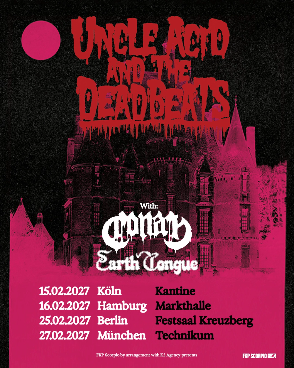 Uncle Acid and the Deadbeats en Technikum München Tickets