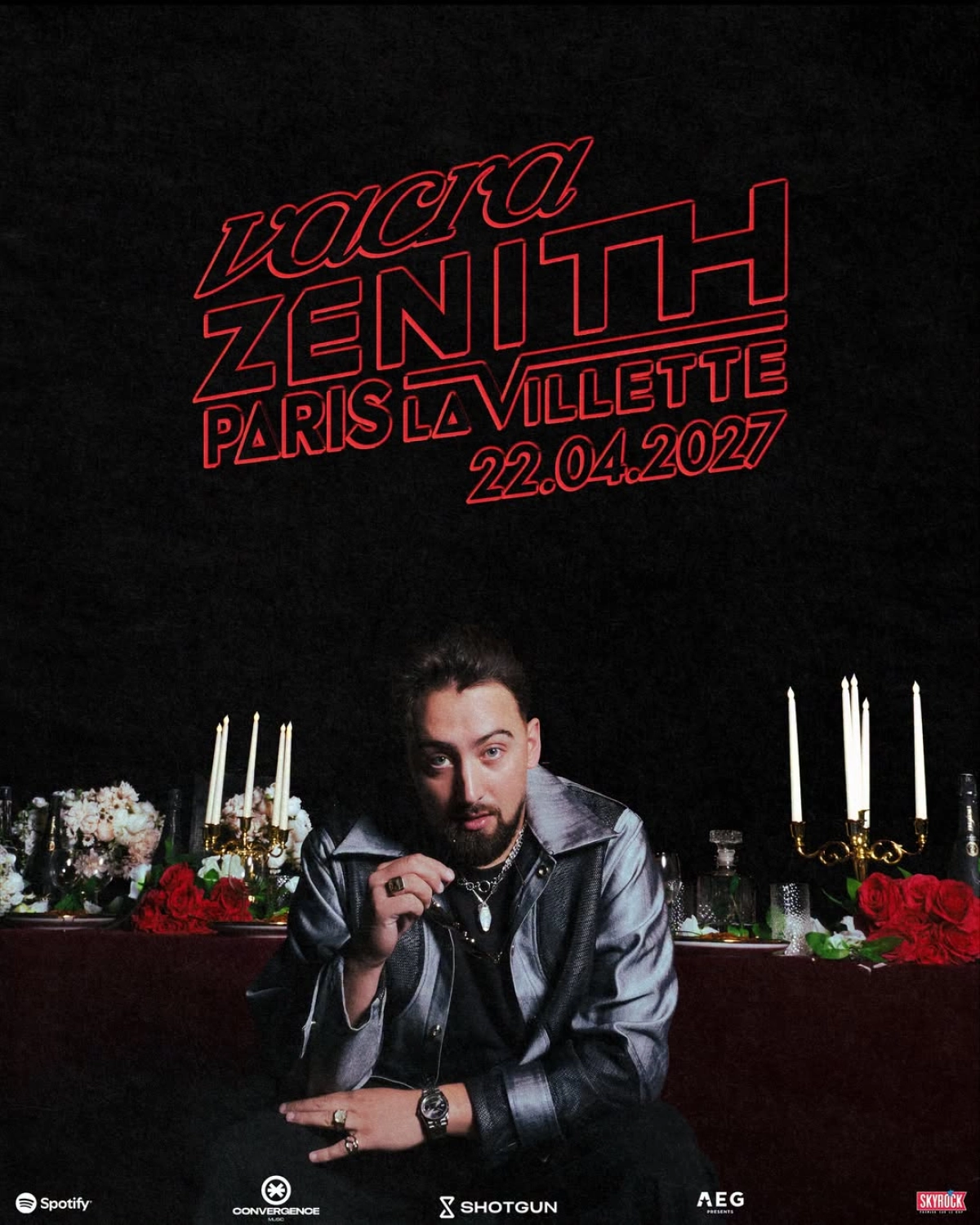 Billets Vacra (Zenith Paris - Paris)