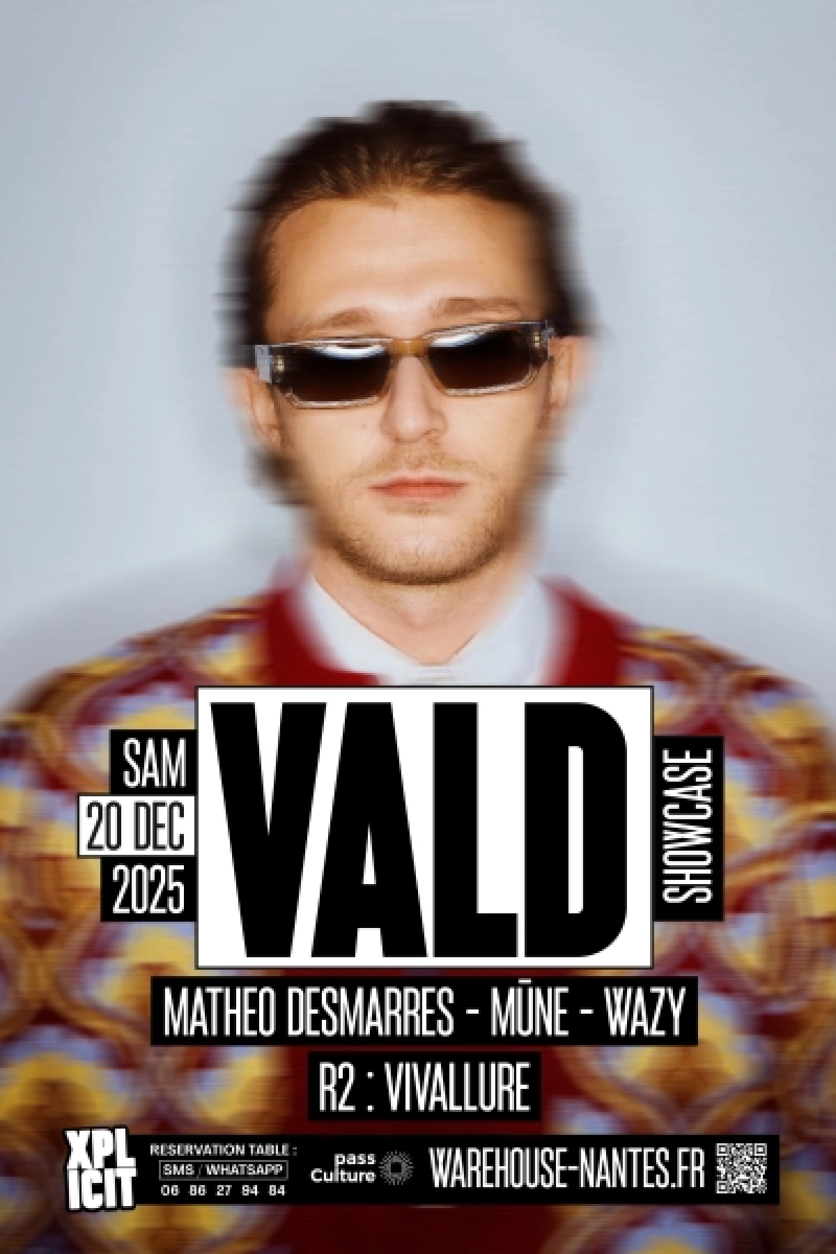 Billets Vald En Showcase (Warehouse Nantes - Nantes)
