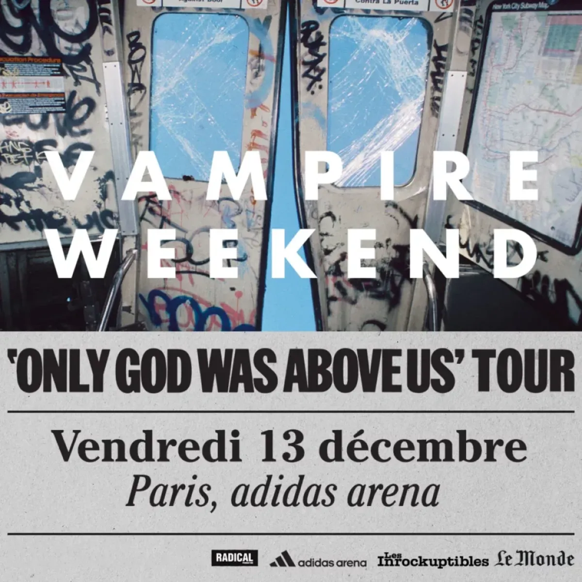 Billets Vampire Weekend (Adidas Arena - Paris)