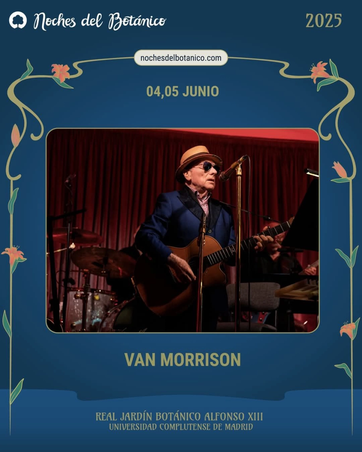 Billets Van Morrison (Real Jardin Botanico - Madrid)