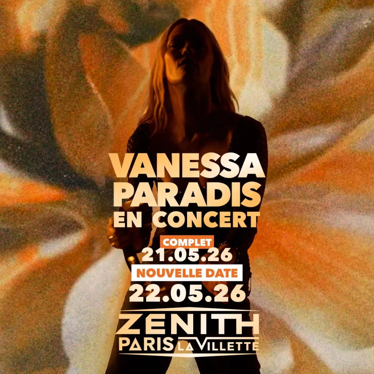 Billets Vanessa Paradis (Zenith Paris - Paris)