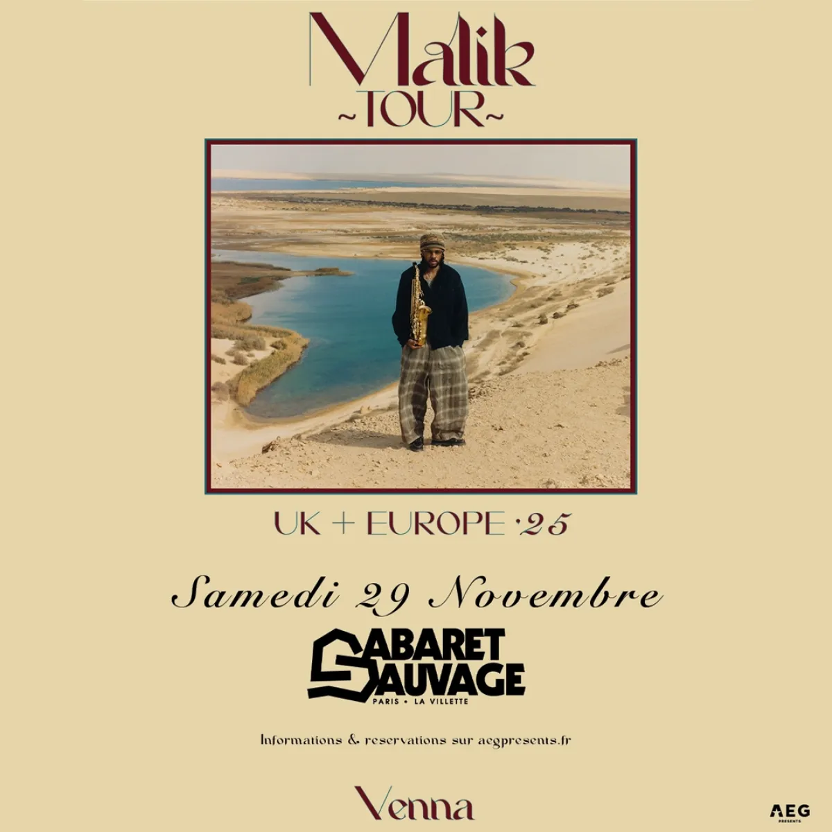 Venna at Cabaret Sauvage Tickets