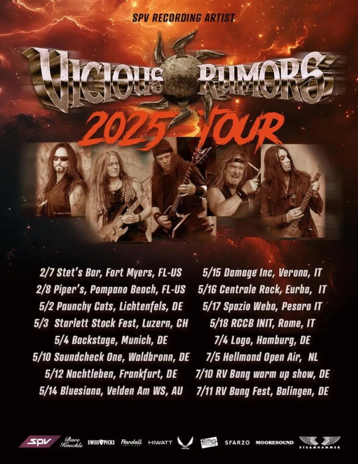 Billets Vicious Rumors (LOGO Hamburg - Hambourg)