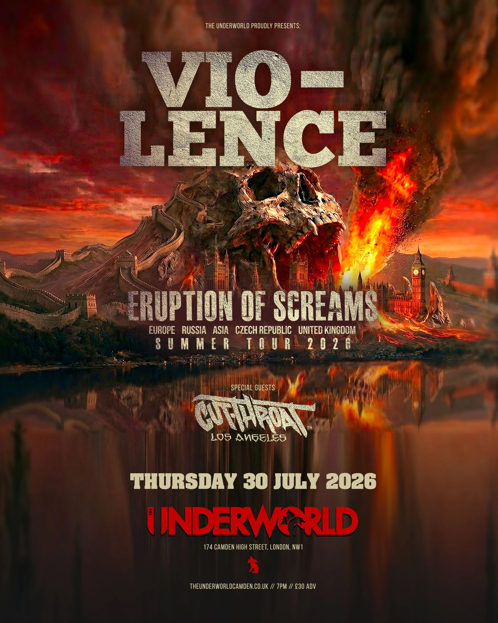 Vio-Lence at The Underworld Camden Tickets