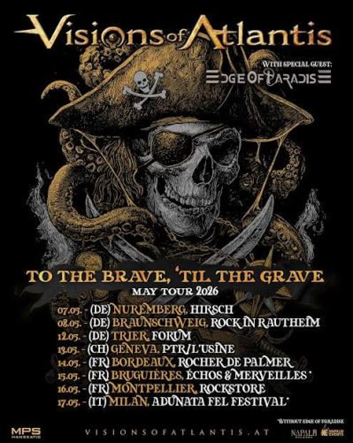 Visions Of Atlantis at Hirsch Nürnberg Tickets