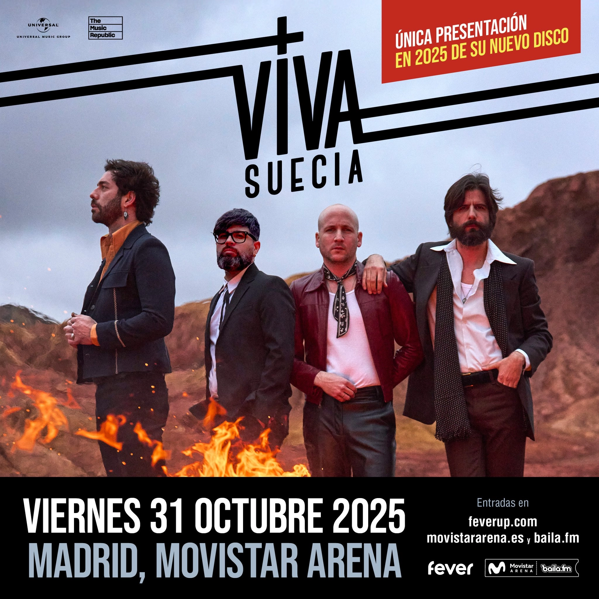 Billets Viva Suecia (Movistar Arena Madrid - Madrid)