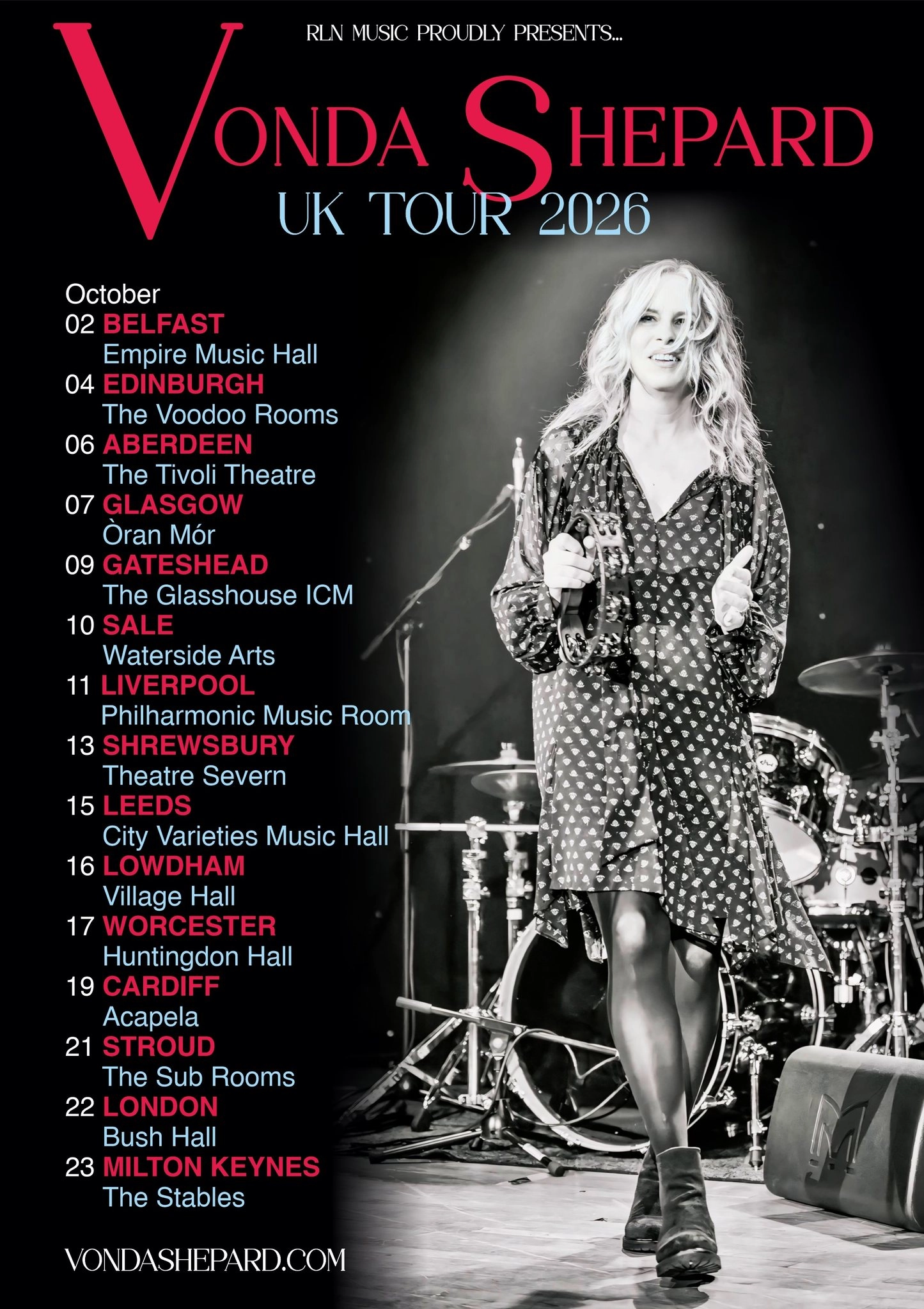 Vonda Shepard at Liverpool Philharmonic Hall Tickets