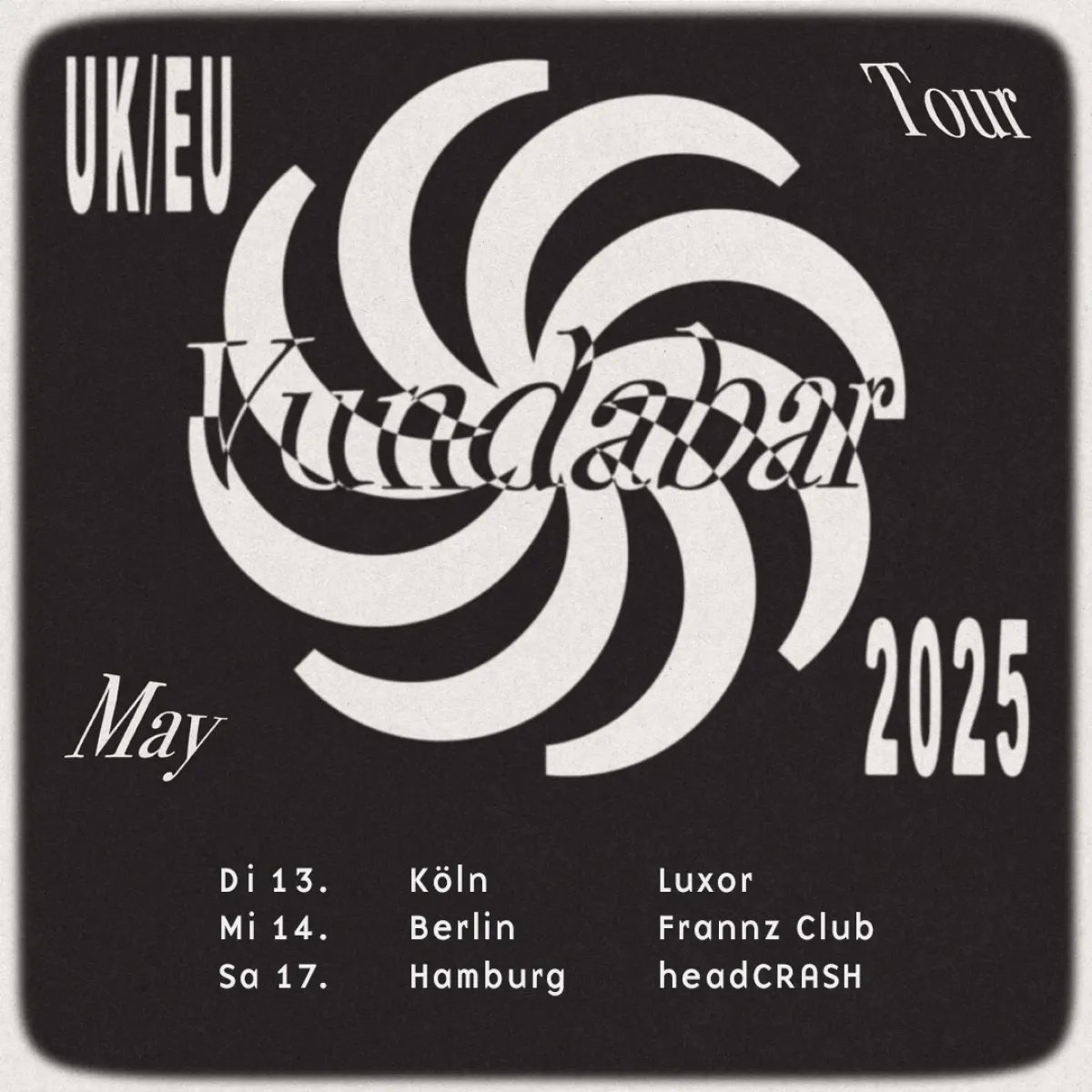 Billets Vundabar (HeadCRASH - Hambourg)