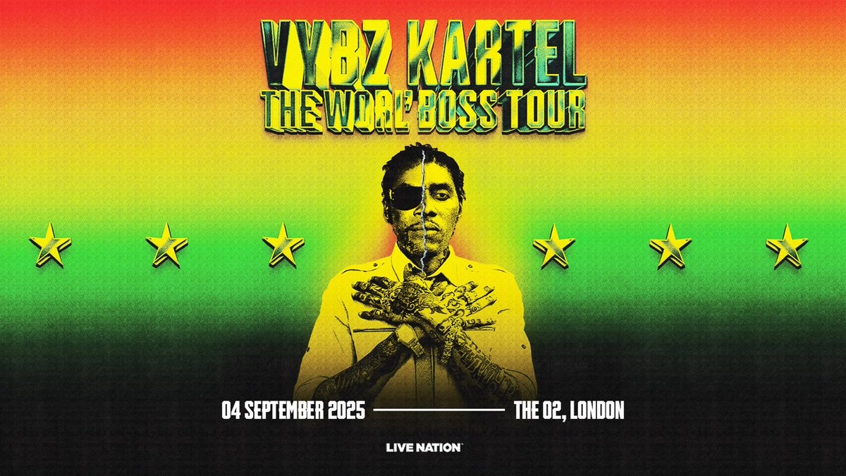 Billets Vybz Kartel (O2 Arena - Londres)