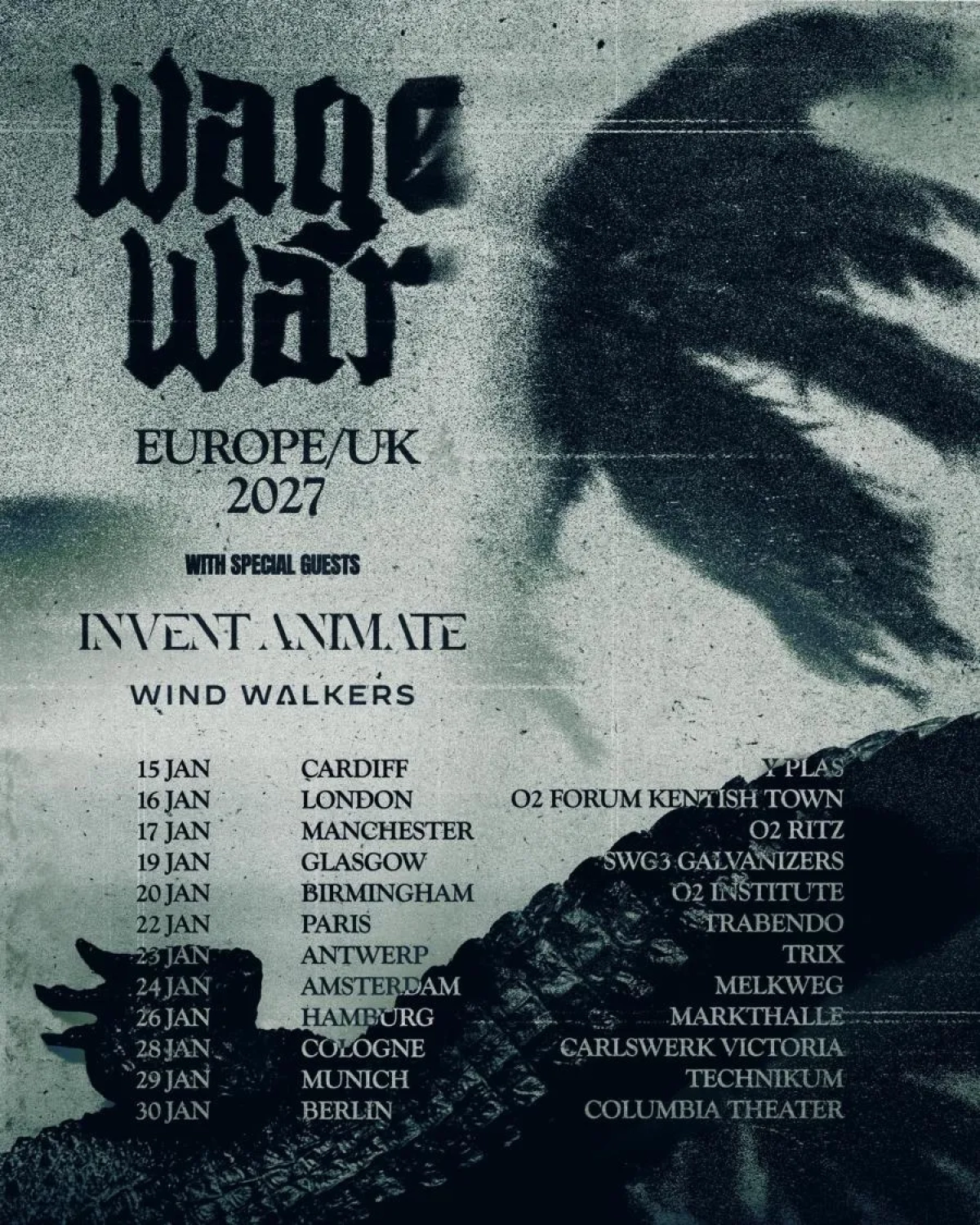 Wage War at Technikum München Tickets