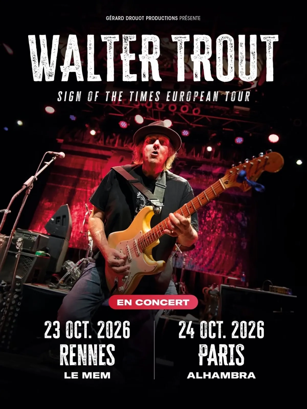 Walter Trout at Alhambra Tickets
