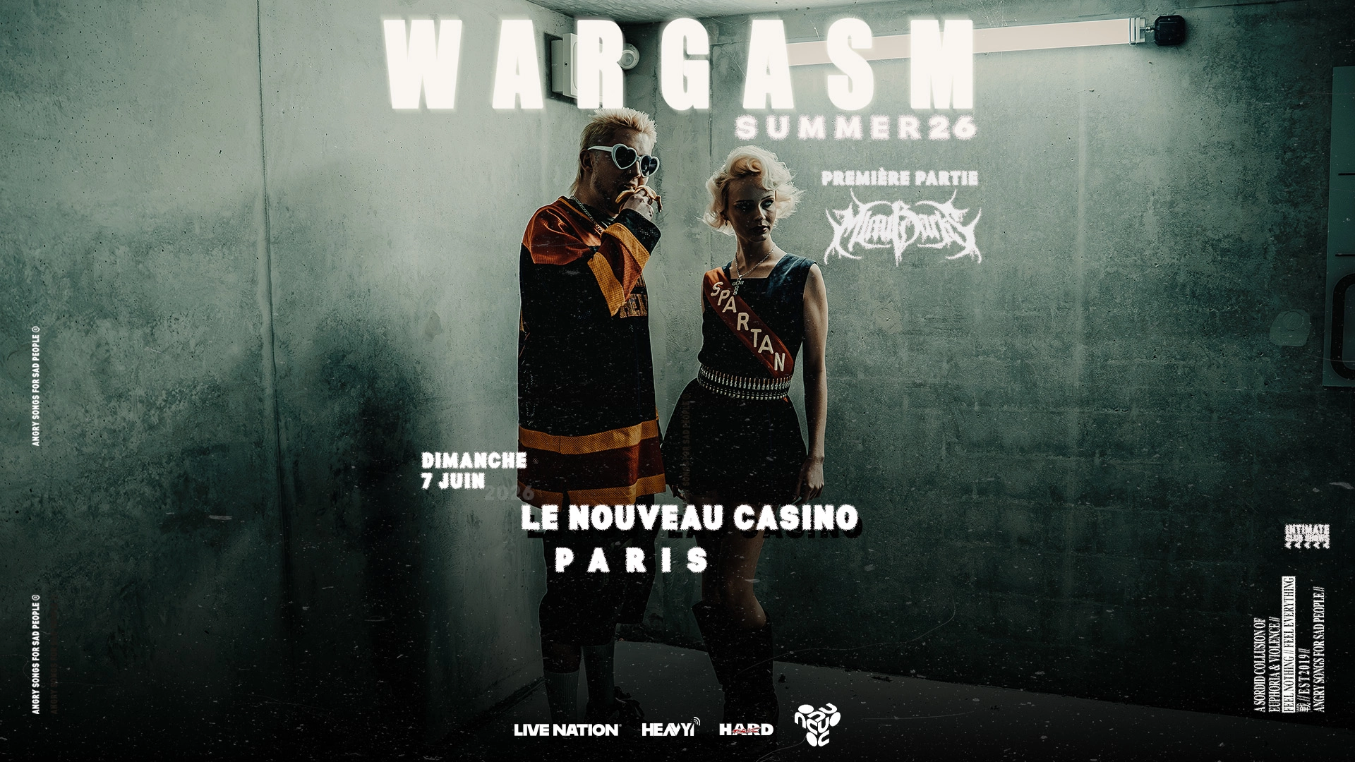 Billets Wargasm (Nouveau Casino - Paris)