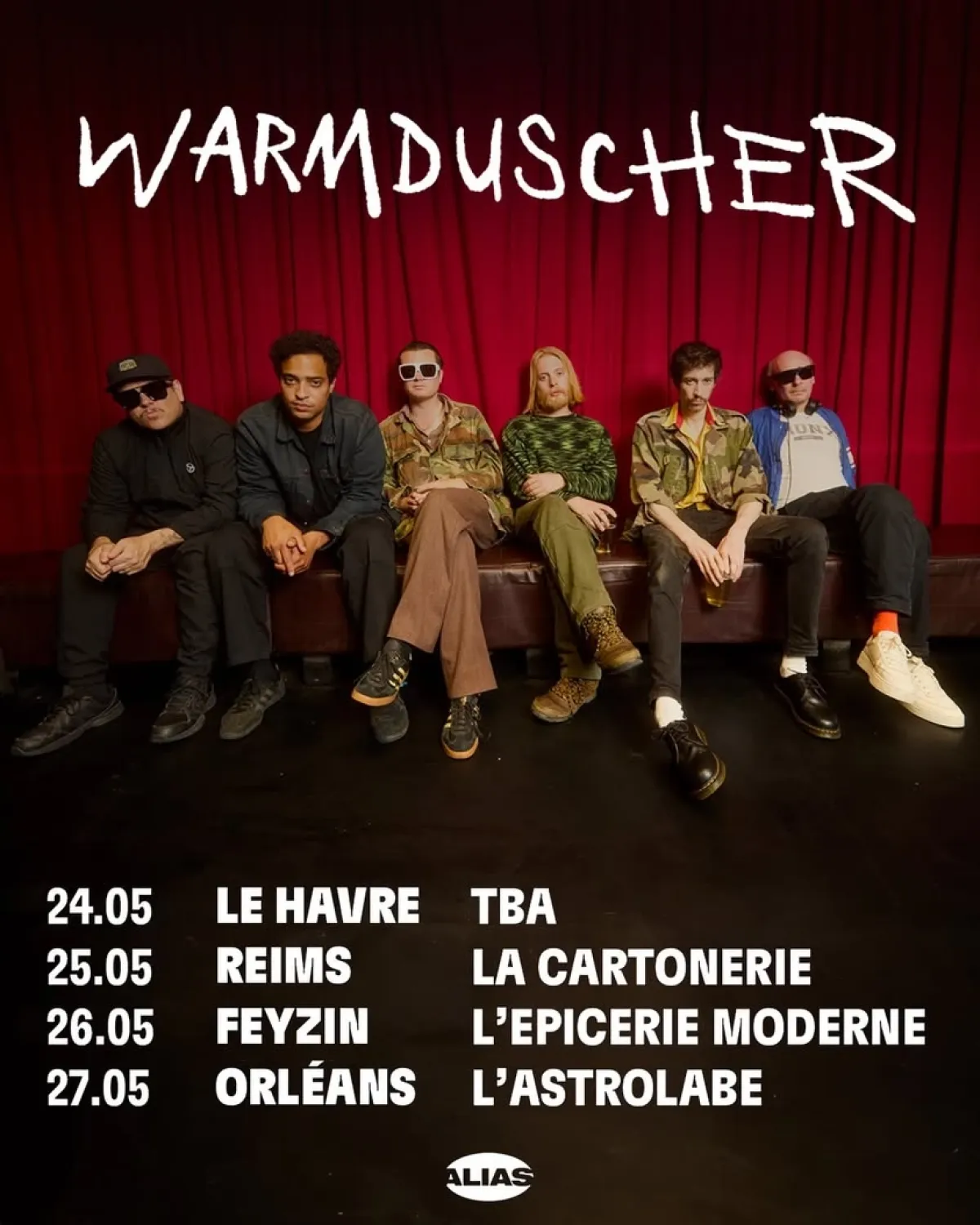 Billets Warmduscher (La Cartonnerie - Reims)