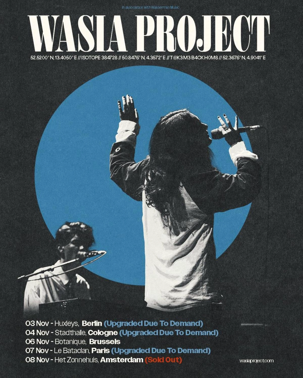 Wasia Project at Bataclan Tickets