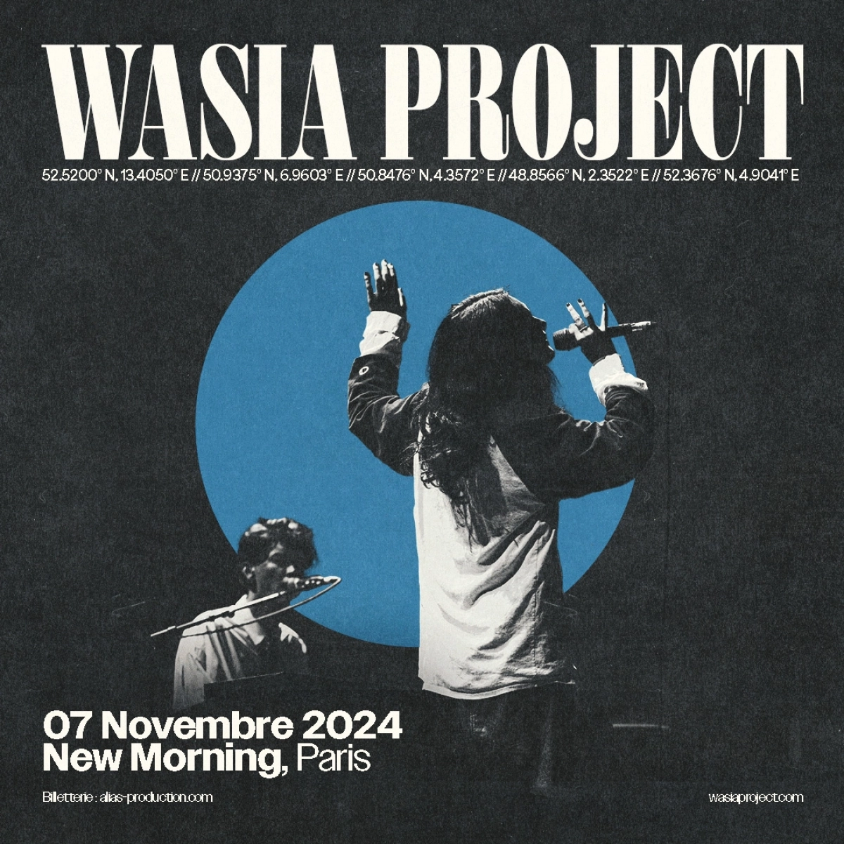 Wasia Project at New Morning Tickets