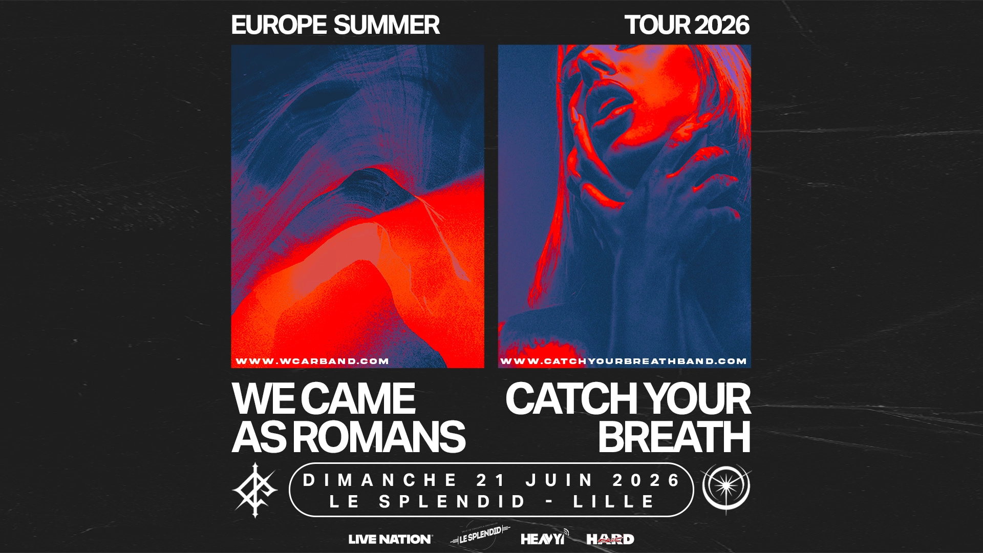 We Came As Romans - Catch Your Breath al Le Splendid Lille Tickets