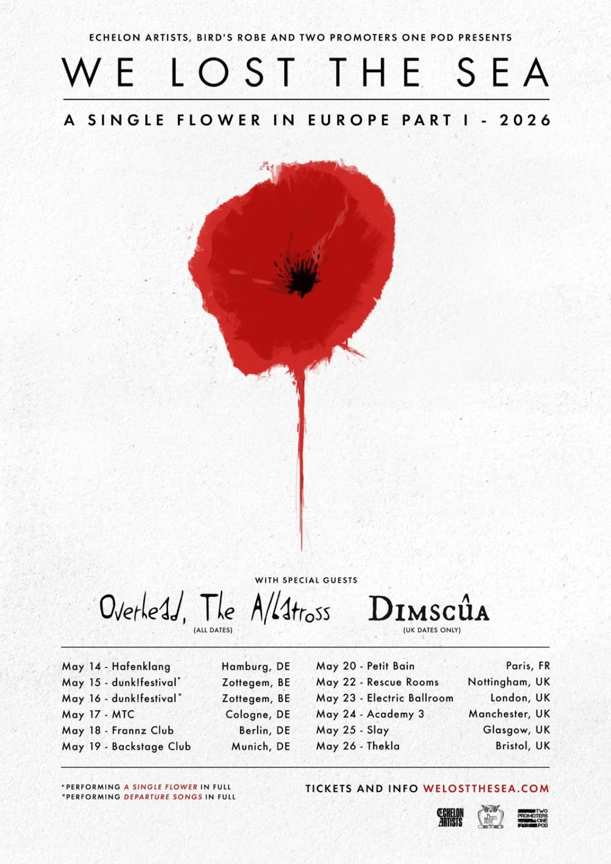 Billets We Lost The Sea (Frannz Club - Berlin)