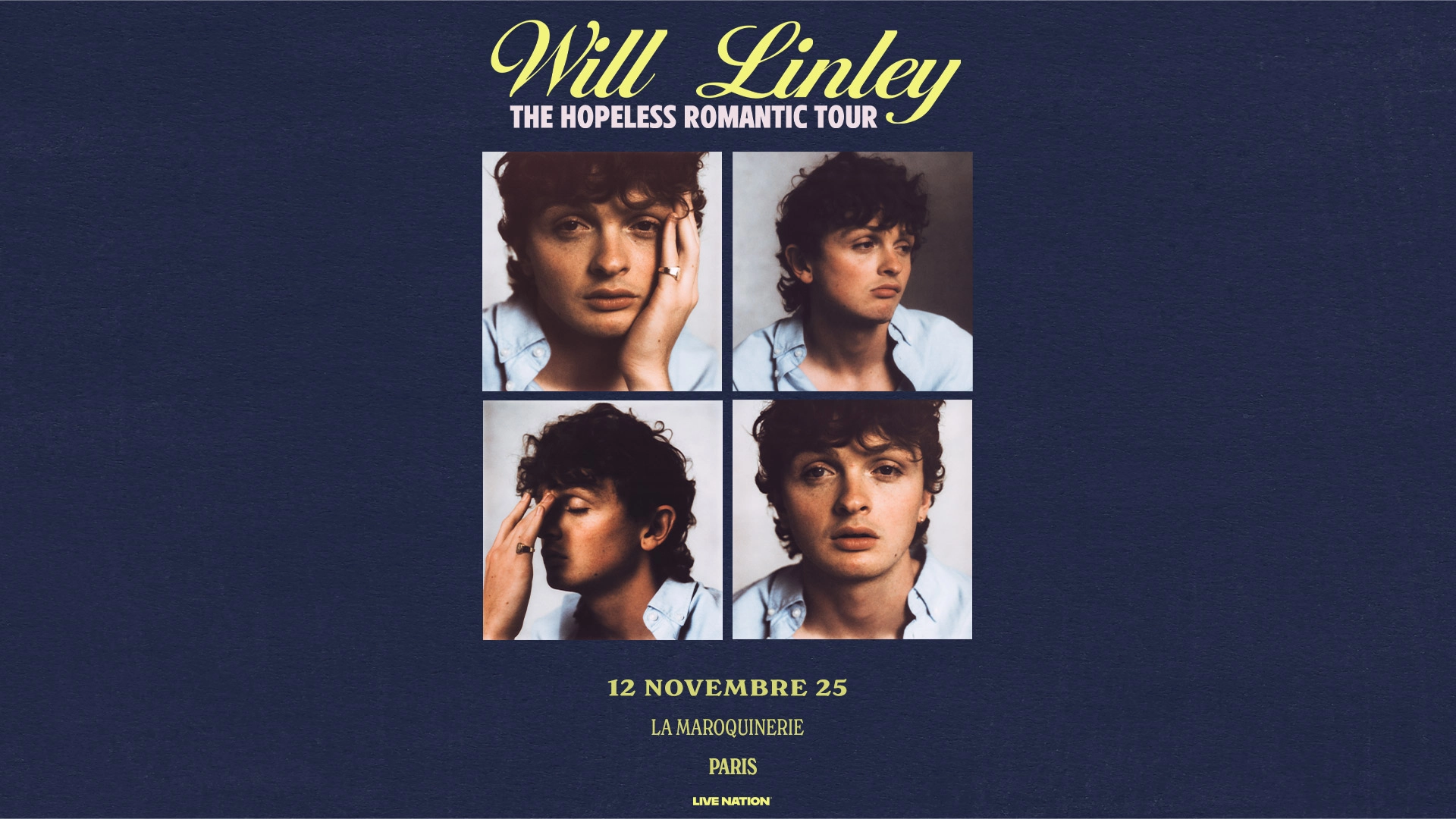 Billets Will Linley (La Maroquinerie - Paris)