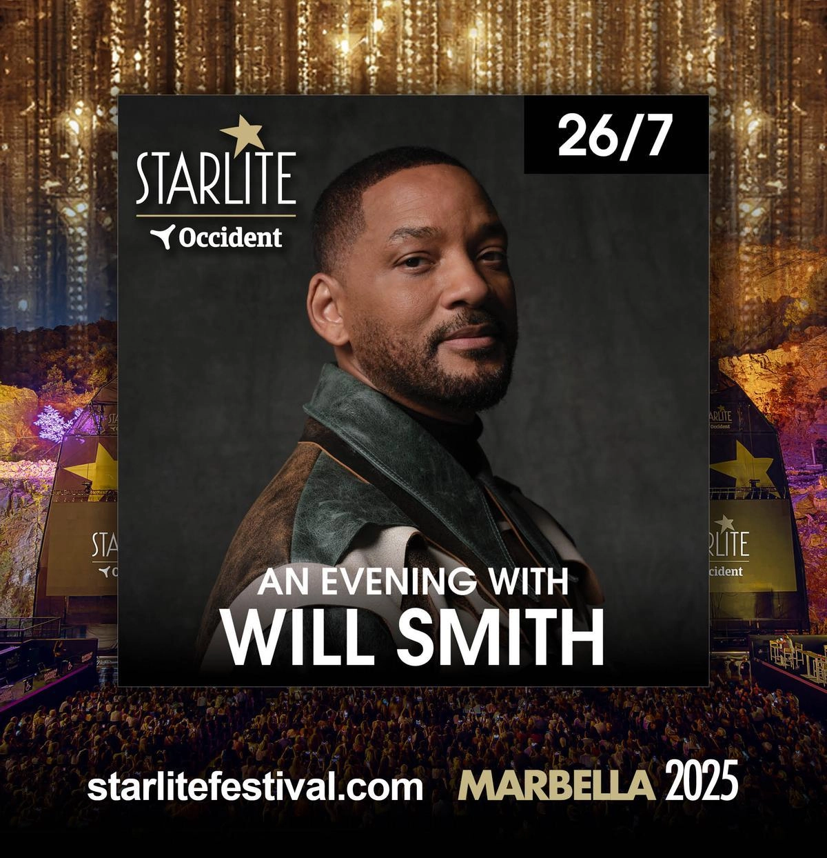 Billets Will Smith (Starlite Marbella - Marbella)