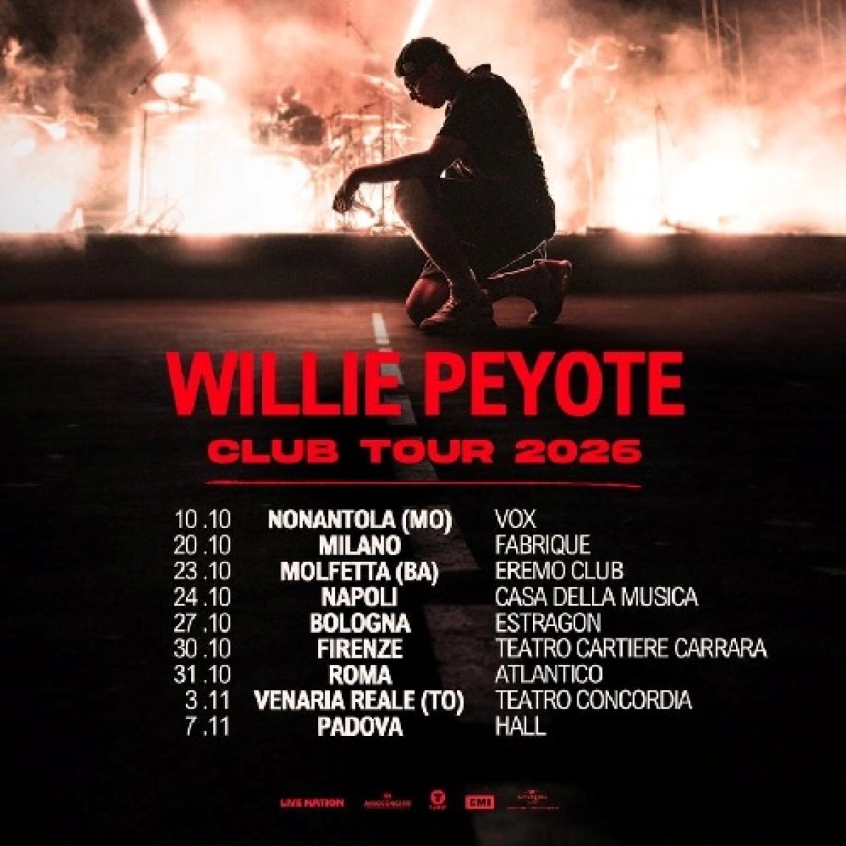 Willie Peyote al Casa Della Musica Federico I Tickets