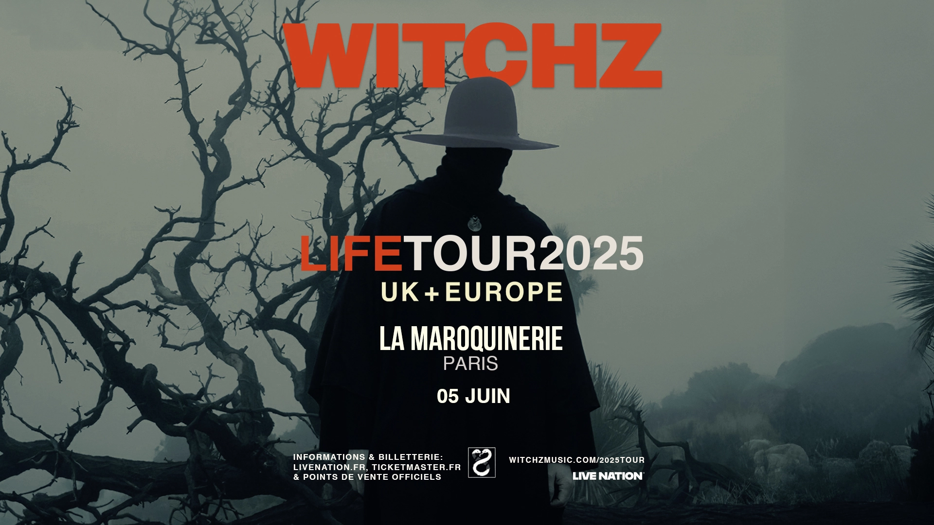 Billets Witchz (La Maroquinerie - Paris)