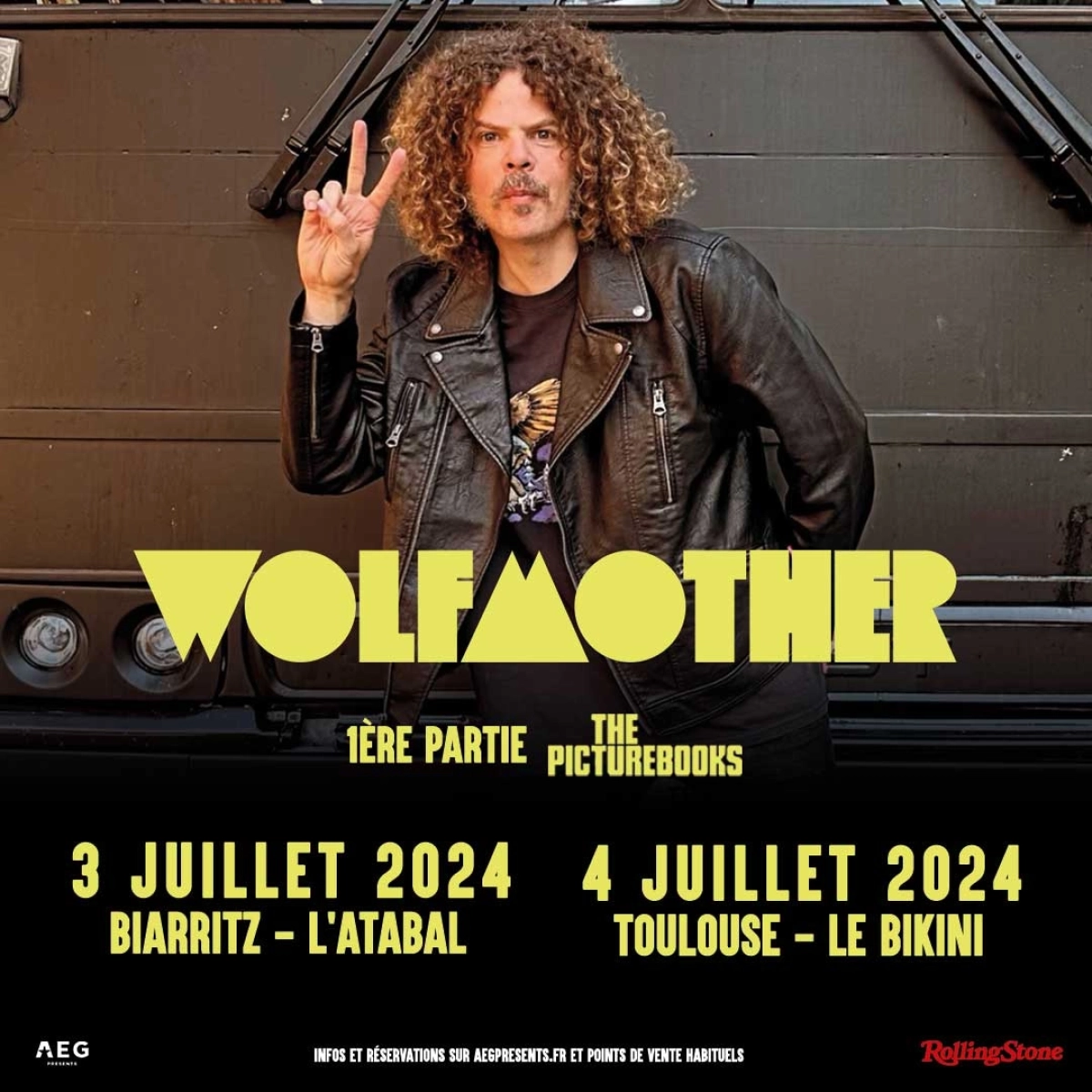 Billets Wolfmother (Atabal - Biarritz)