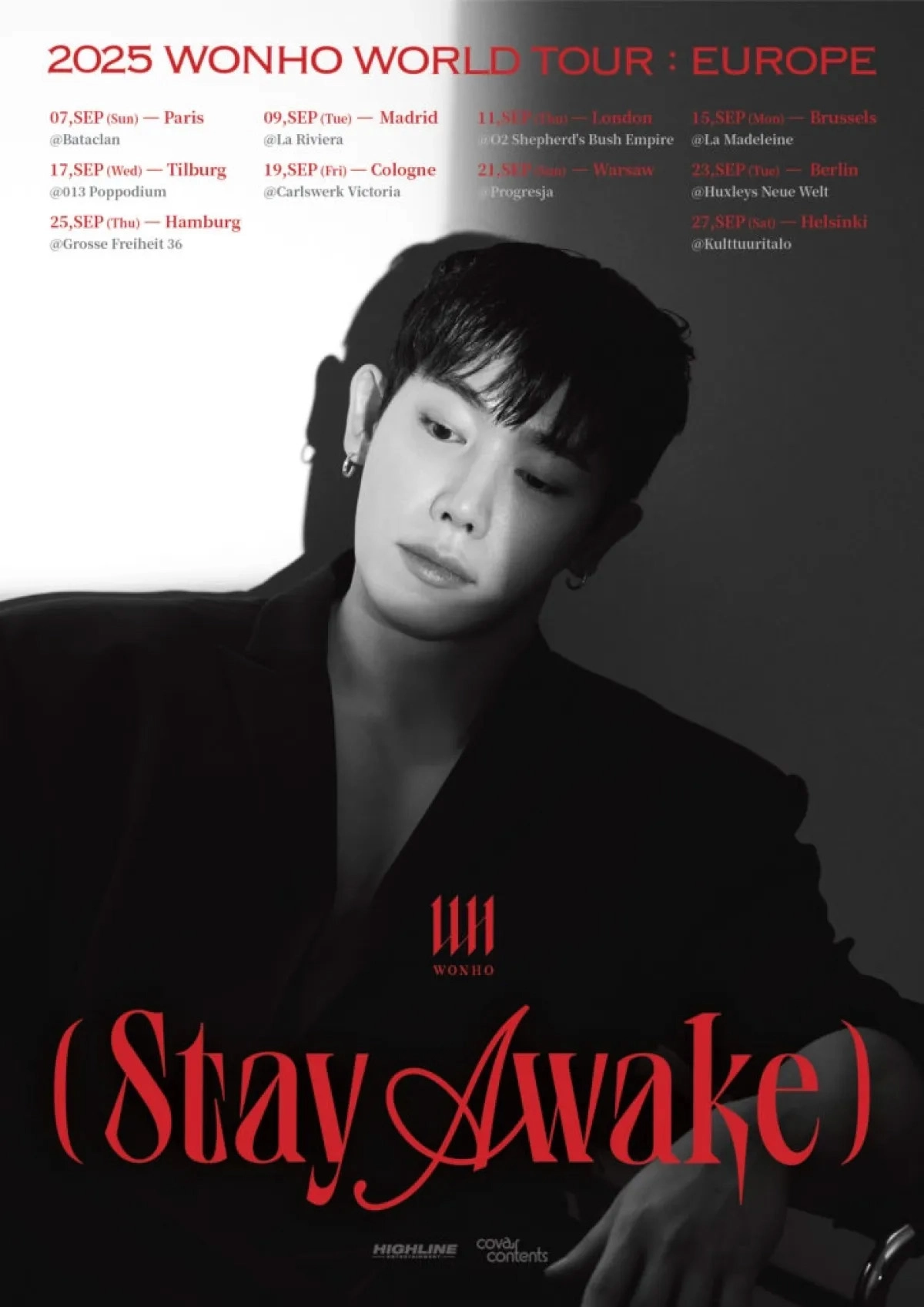 Billets Wonho (O2 Shepherds Bush Empire - Londres)